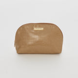 Cosmetic Bag - Camel Croc