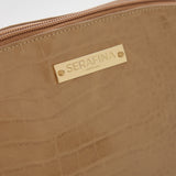 Cosmetic Bag - Camel Croc