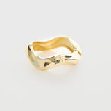 Abstract Bangle - Gold