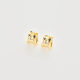 Abstract Earrings - Gold