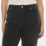 Signature Straight Leg Jeans - Black Wash