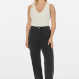Signature Straight Leg Jeans - Black Wash
