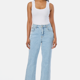 Signature Straight Leg Jeans - Light Blue Wash