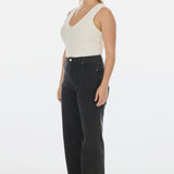 Signature Straight Leg Jeans - Black Wash