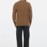 Cable Knit Jumper - Nutmeg