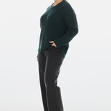 Cable Knit Jumper - Emerald