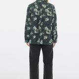 Shirt - Emerald Blurred Floral
