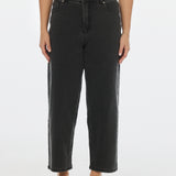 Signature Barrel Leg Jeans - Black Wash