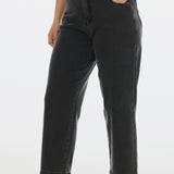Signature Barrel Leg Jeans - Black Wash