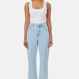 Signature Straight Leg Jeans - Light Blue Wash