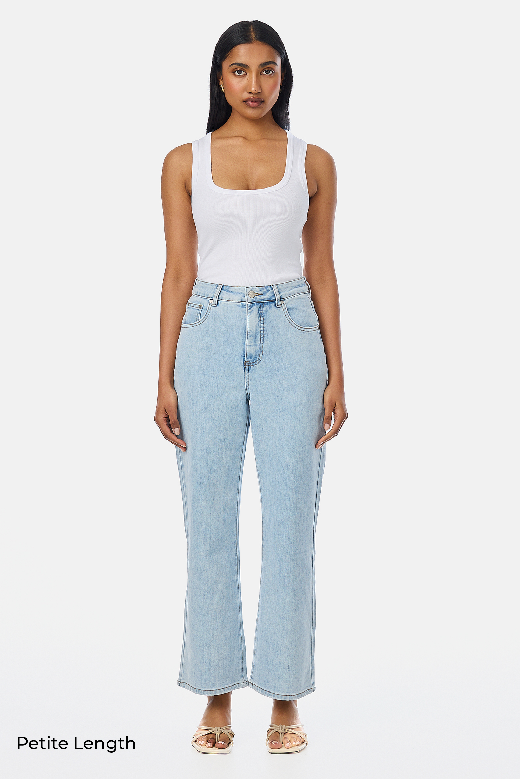 Signature Straight Leg Jeans - Light Blue Wash