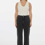 Signature Straight Leg Jeans - Black Wash
