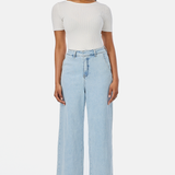 Signature Wide Leg Jeans - Light Blue Wash