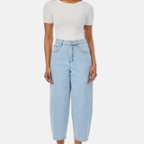 Signature Barrel Leg Jeans - Light Blue Wash