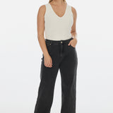 Signature Straight Leg Jeans - Black Wash