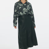 Shirt - Emerald Blurred Floral