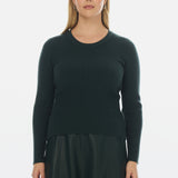 Ribbed Knit Top - Emerald