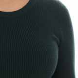 Ribbed Knit Top - Emerald
