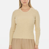 Ribbed Knit Top - Sand Marl