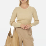 Shoulder Tote Bag - Tan