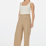 Core Square Neck Tank - White