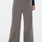 Pleat Front Pants - Charcoal