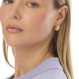 Abstract Earrings - Gold