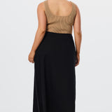 Wrap Midi Skirt - Black