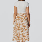 Gathered Maxi Skirt - Copper Palms