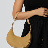 Crescent Shoulder Bag - Tan