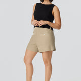 Crochet Boat Neck Tank - Black