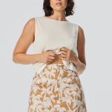 Pocket Mini Skirt - Copper Palms