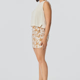 Crochet Boat Neck Tank - White