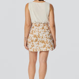 Pocket Mini Skirt - Copper Palms