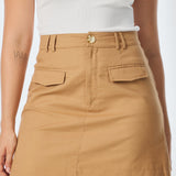 Pocket Mini Skirt - Copper