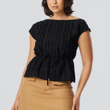 Off Shoulder Top - Black