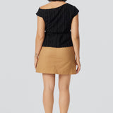 Off Shoulder Top - Black