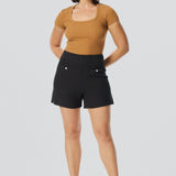 Crochet Shorts - Ink Black