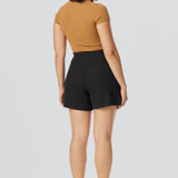 Crochet Shorts - Ink Black