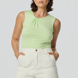 Denim Patch Pocket Shorts - White