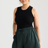 Core Relaxed Short - Pine Green