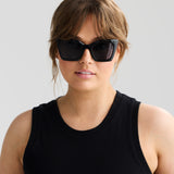 Oversized Sunglasses - Black