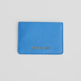 Vegan Leather Card Purse - Cornflower Blue