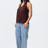 Halter Neck Top - Carob