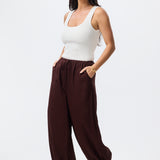 Harem Drawstring Pant - Carob