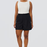 Cuffed Shorts - Black (Pre Order)