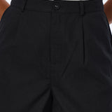 Cuffed Shorts - Black (Pre Order)