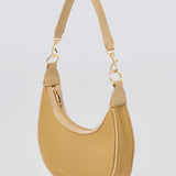 Crescent Shoulder Bag - Tan