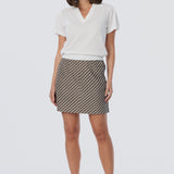 Textured Polo Knit - White