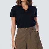 Adjustable Waist Shorts - Dark Olive